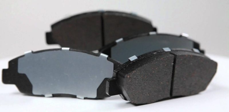 Semi-metallic brake pads